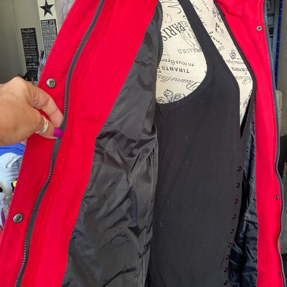 Down and feather long winter coat :-) - Picture 5 of 6